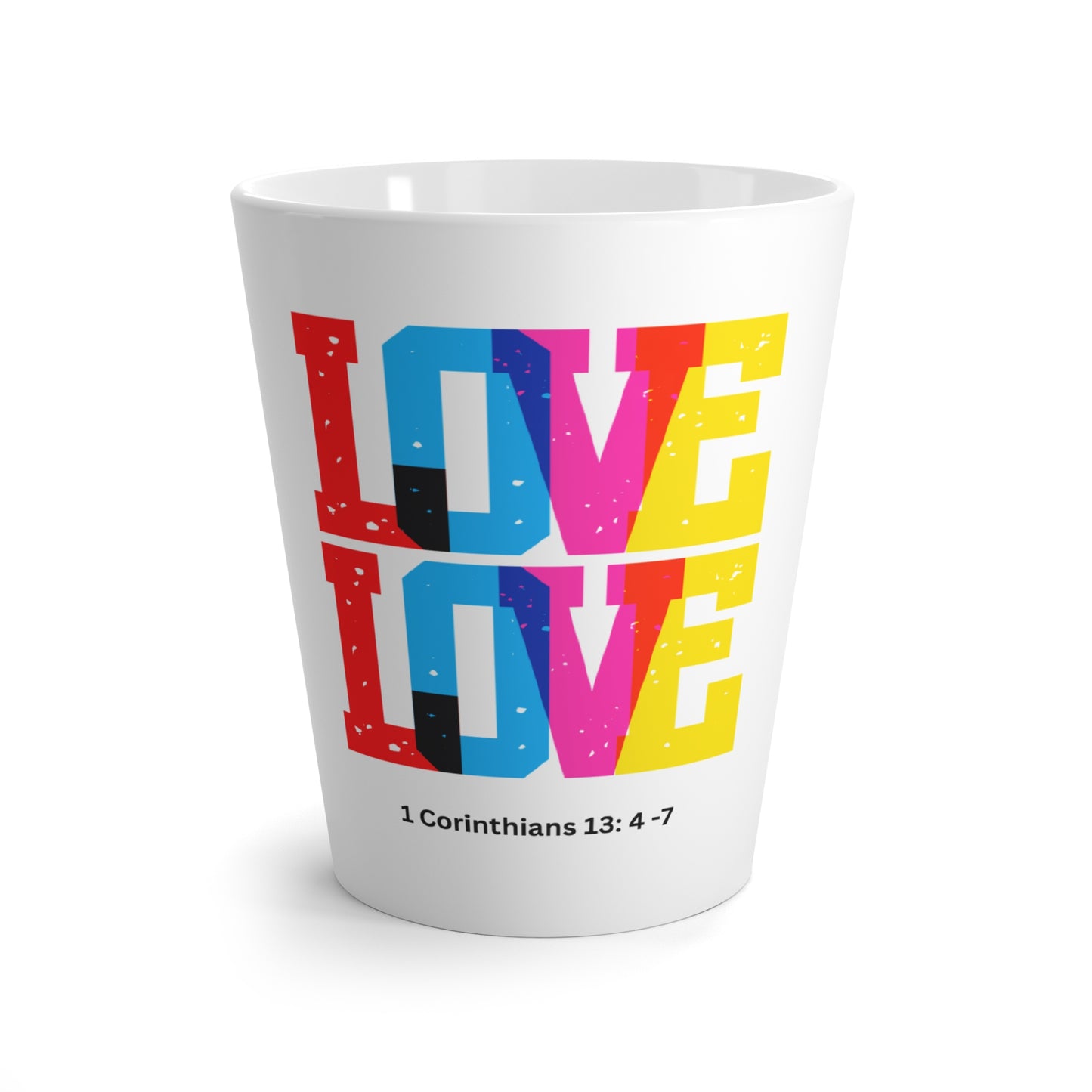 LOVE LOVE Multi-color Pt.2 Latte Mug