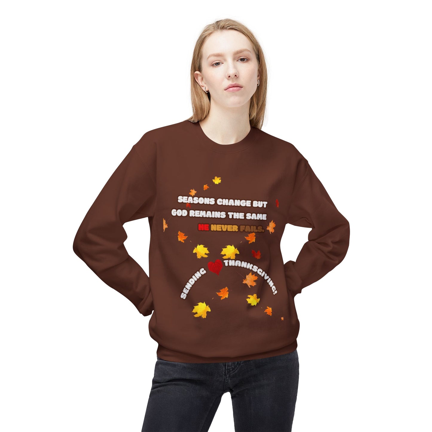 Holiday Sending Love Thanksgiving Sweatshirt