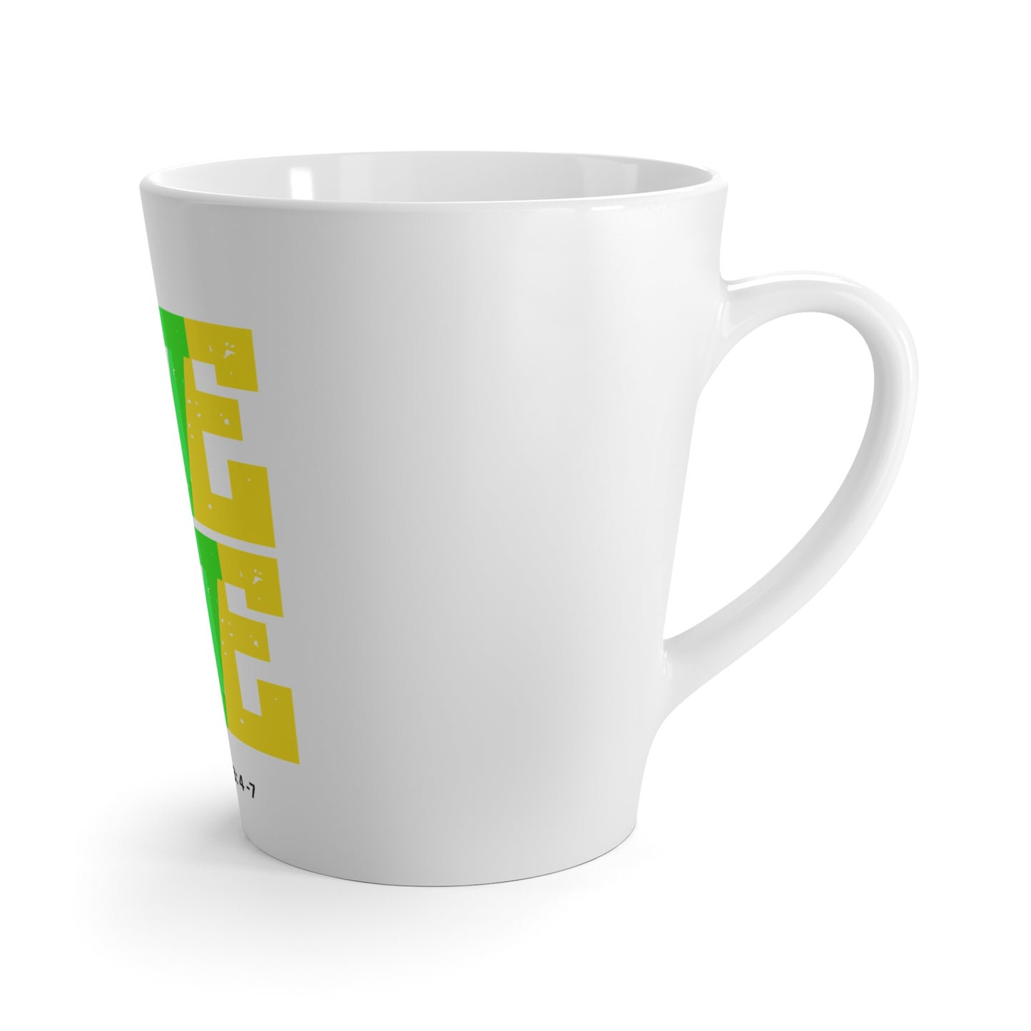 LOVE LOVE Multi-color Latte Mug 12 oz