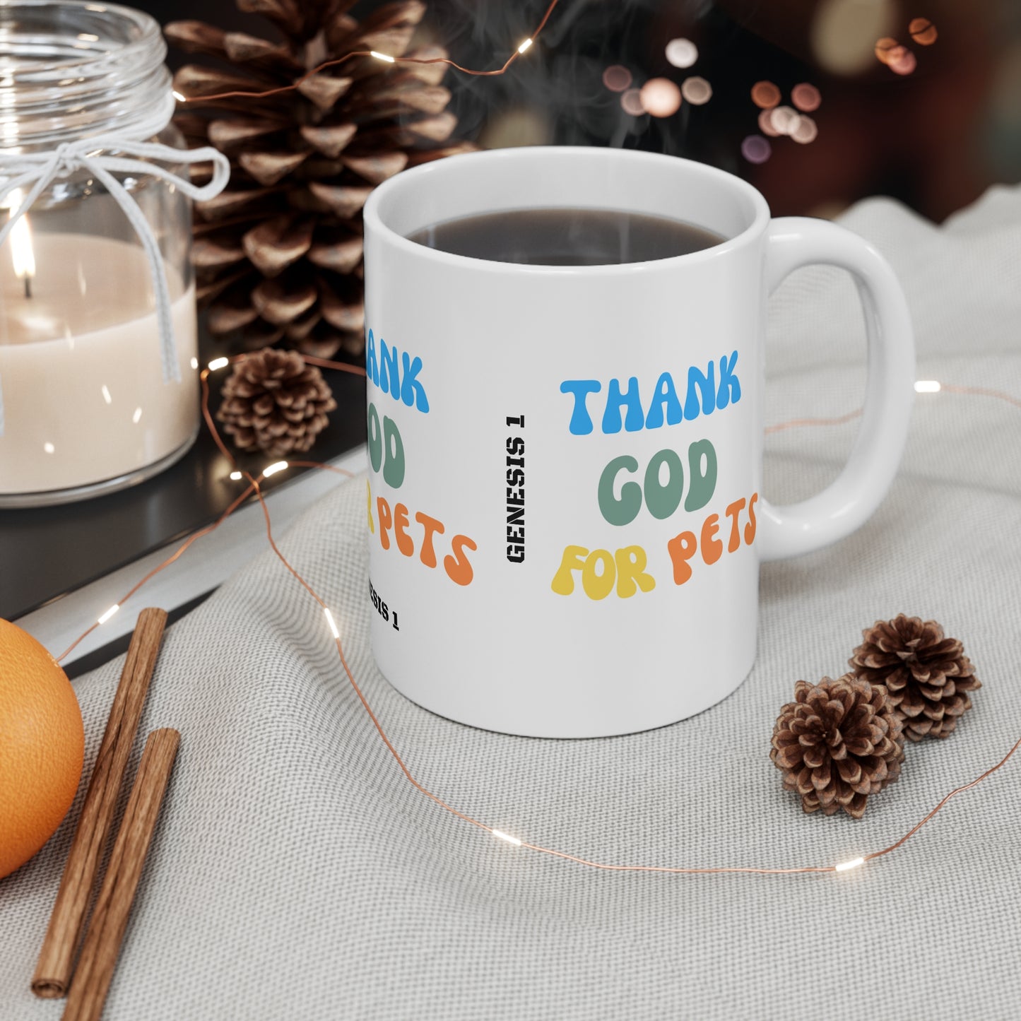 Thank God For Pets  Mug 11oz