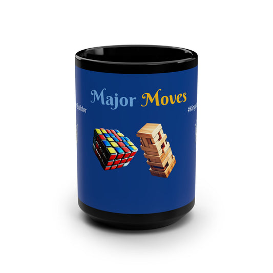 Major Moves  Dark Blue Mug 15oz