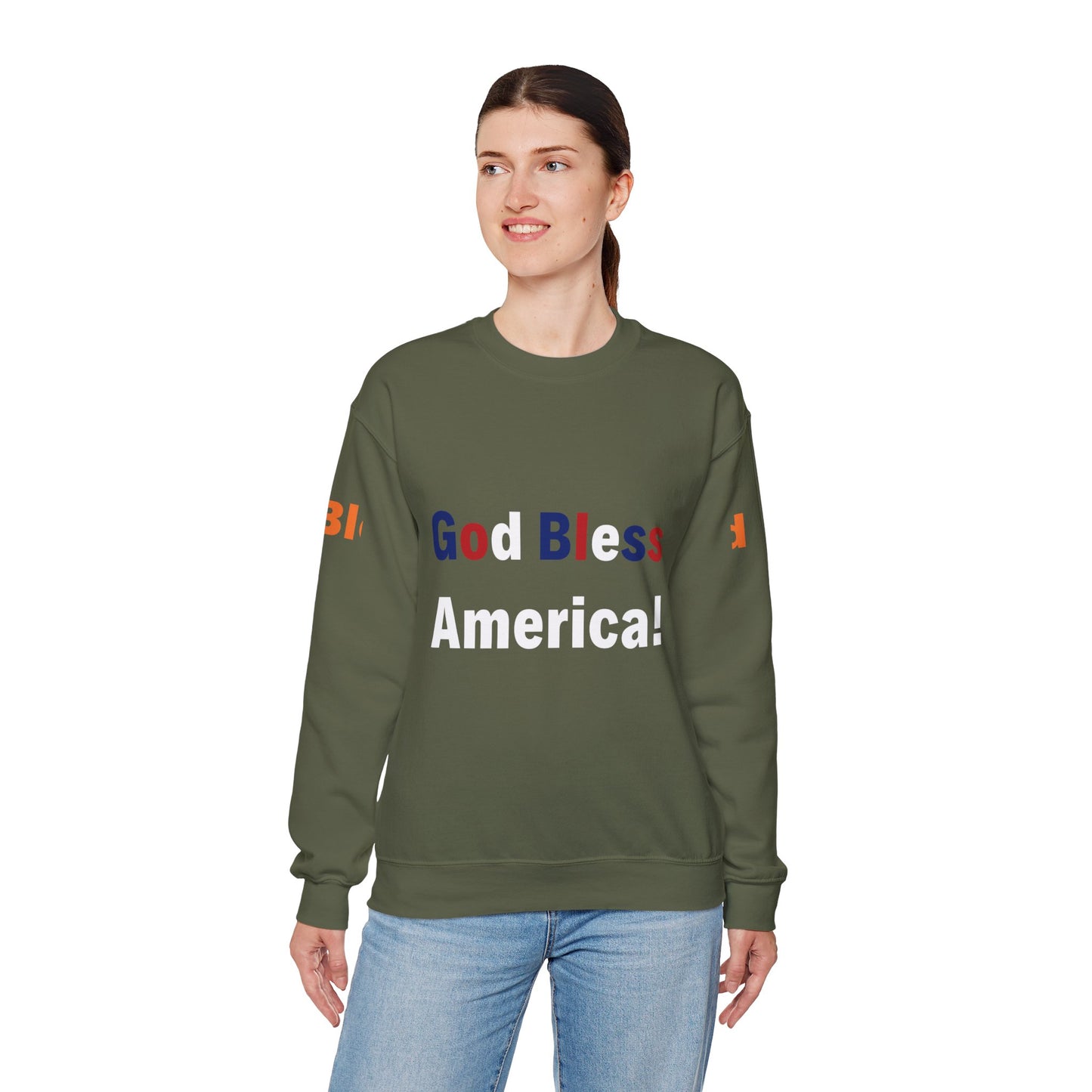 God Bless America  Sweatshirt