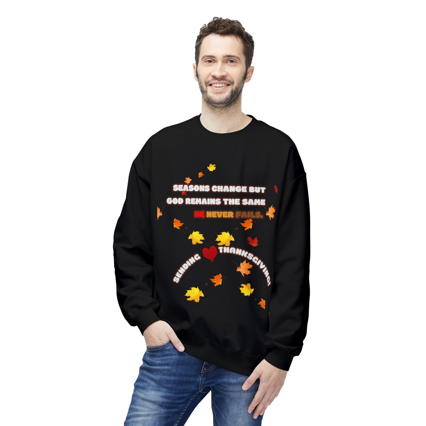 Holiday Sending Love Thanksgiving Sweatshirt